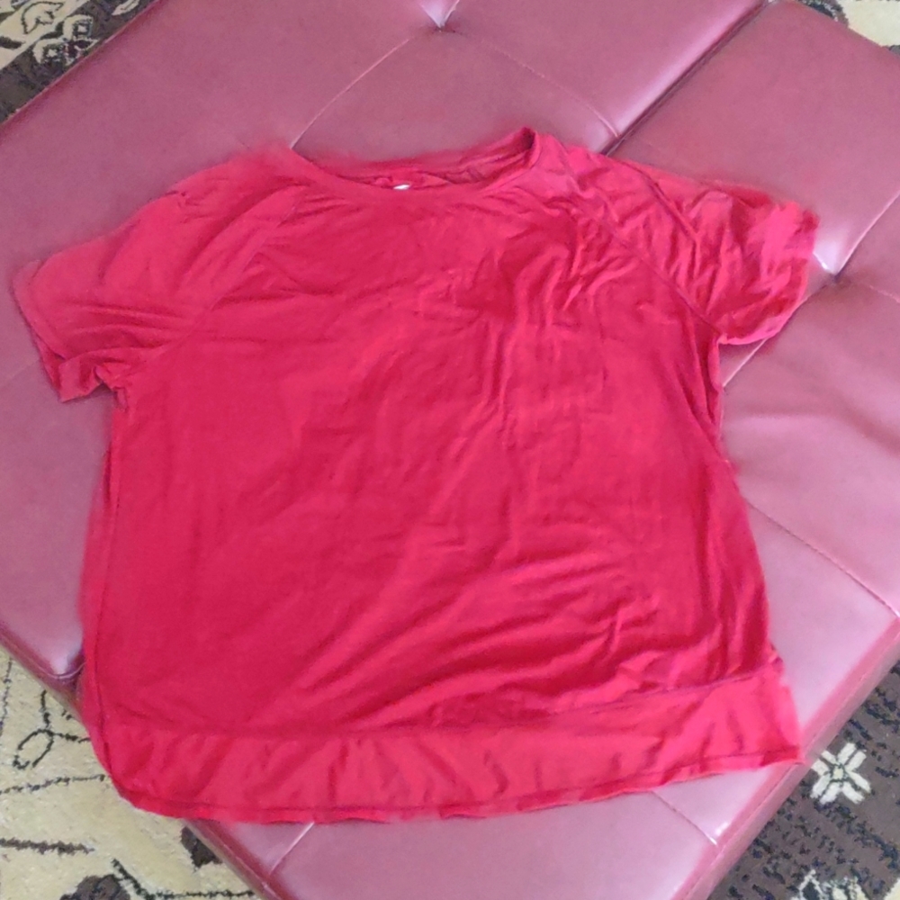 Avia Burgundy Work Out Tee - sz L